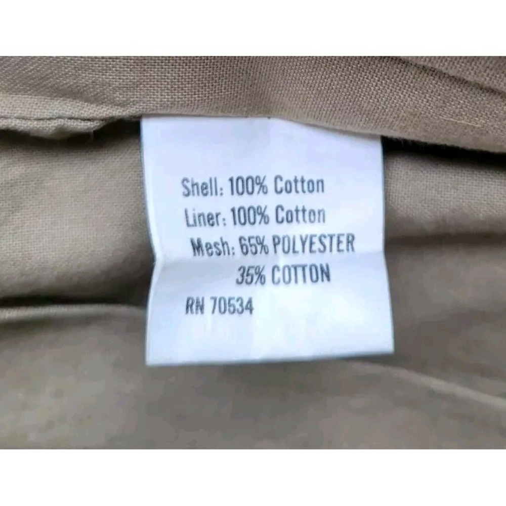 Vtg Orvis Mens Green Vest S Safari Hunting Fly Fishing Pockets Zip Vented 90s - Picture 11 of 13